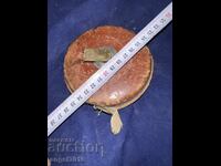 Rare, 15m, Leather, Brass, Antique Measuring Tape!