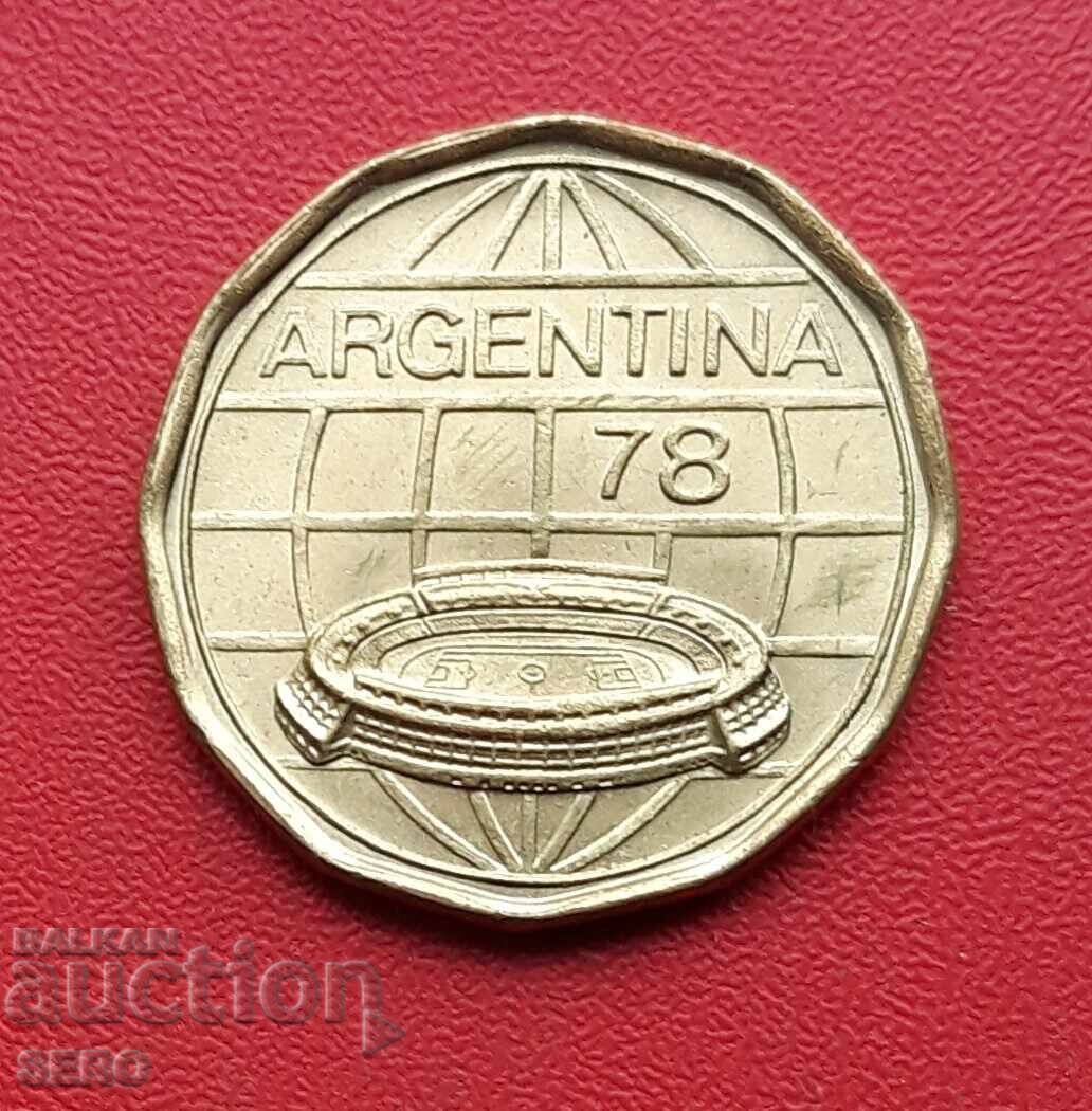 Argentina - 100 Pesos 1977 - World Cup Football "Argentina 78" with price 2.01 BGN | € 1.03 Argentina - 100 Pesos 1977 - World Cup Football "Argentina 78" with price 2.01 BGN | € 1.03