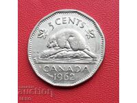 Canada - 5 cenți 1962