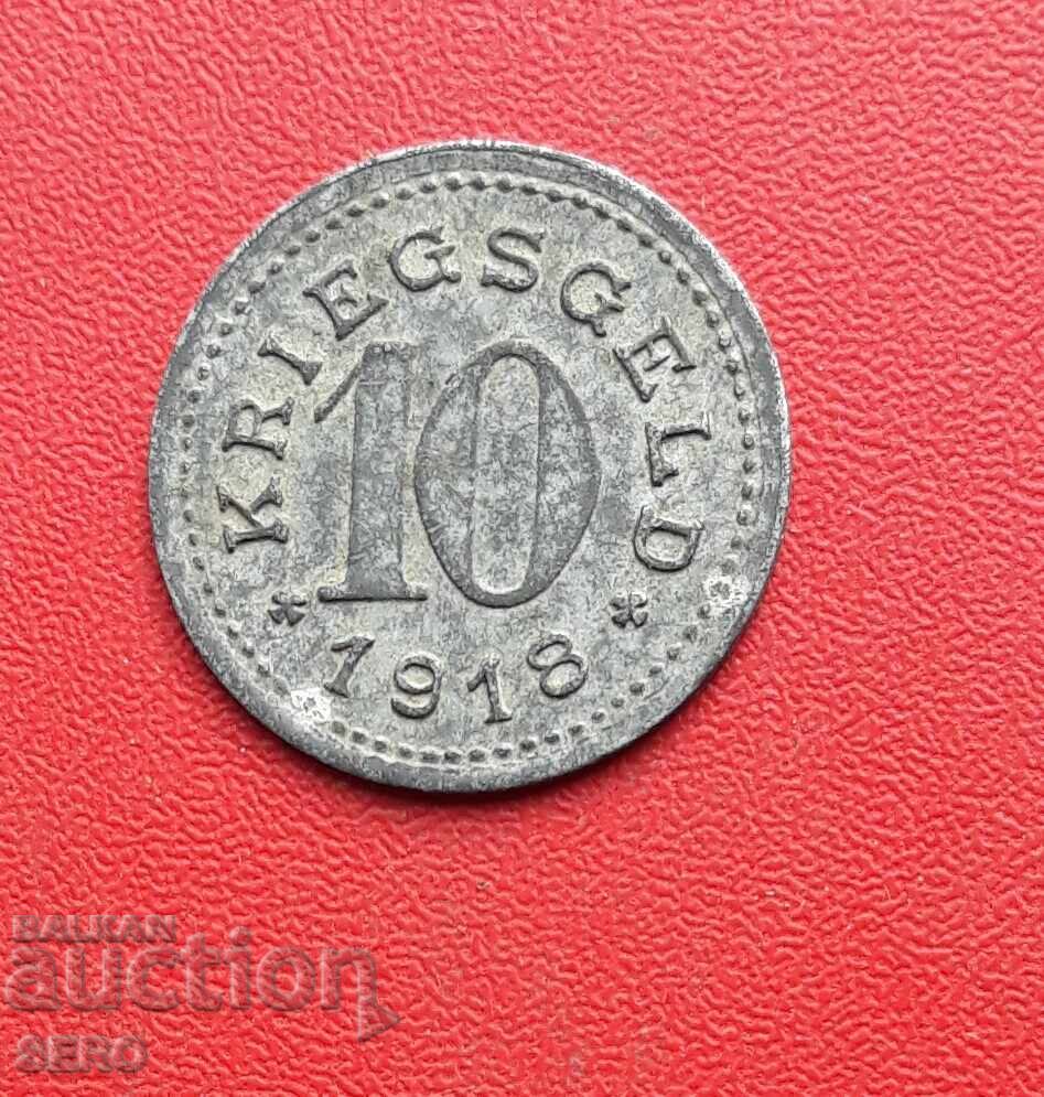 Germania-Baden-Württemberg-Ballingen-10pfennig 1918