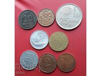 Mixed lot of 8 coins