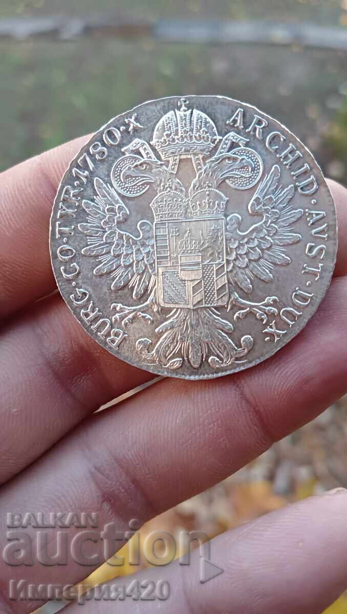 Silver Thaler of Maria Theresa 1780 with price 60.00 BGN | € 30.68 Silver Thaler of Maria Theresa 1780 with price 60.00 BGN | € 30.68
