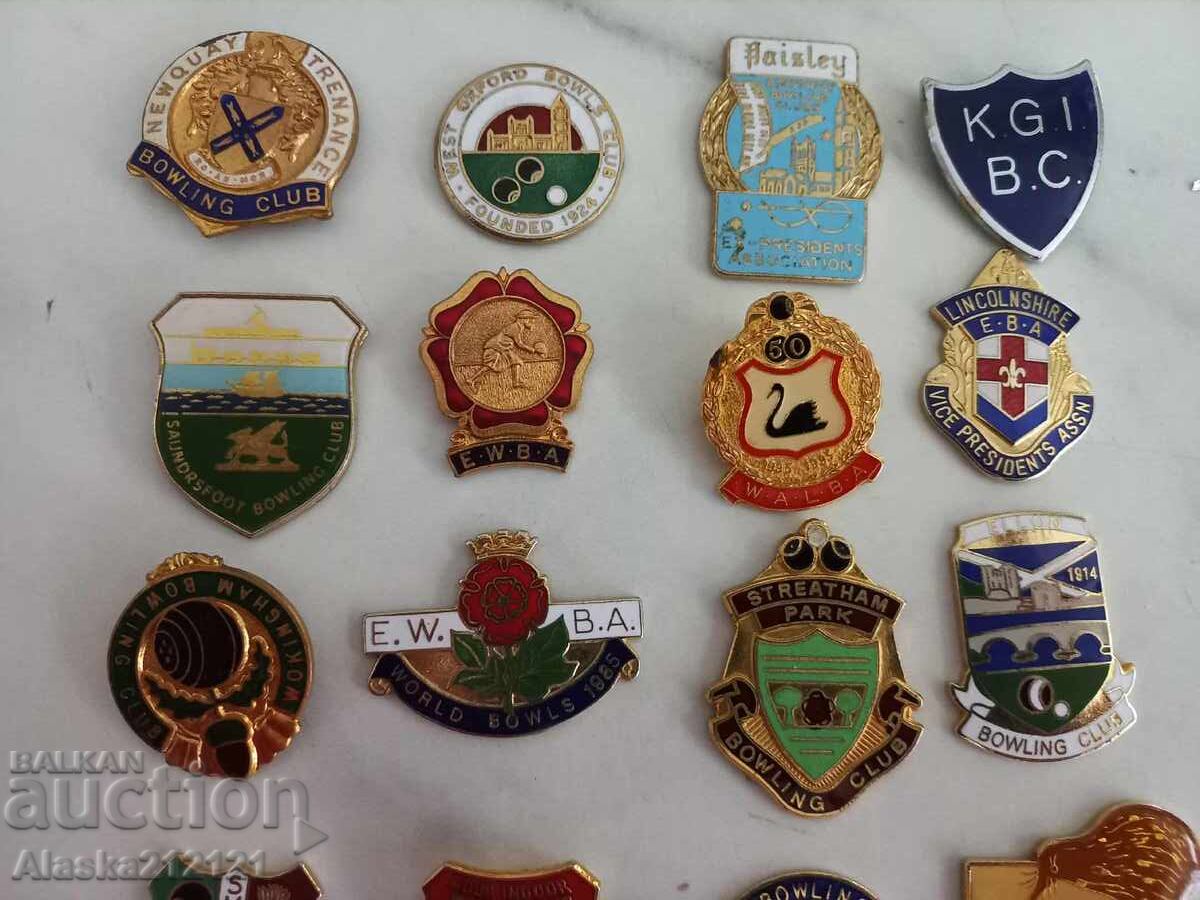 Значки - Боулинг Великобритания - емайл - за ремонт с цена 10.00 лв. | € 5.11 Значки - Боулинг Великобритания - емайл - за ремонт с цена 10.00 лв. | € 5.11