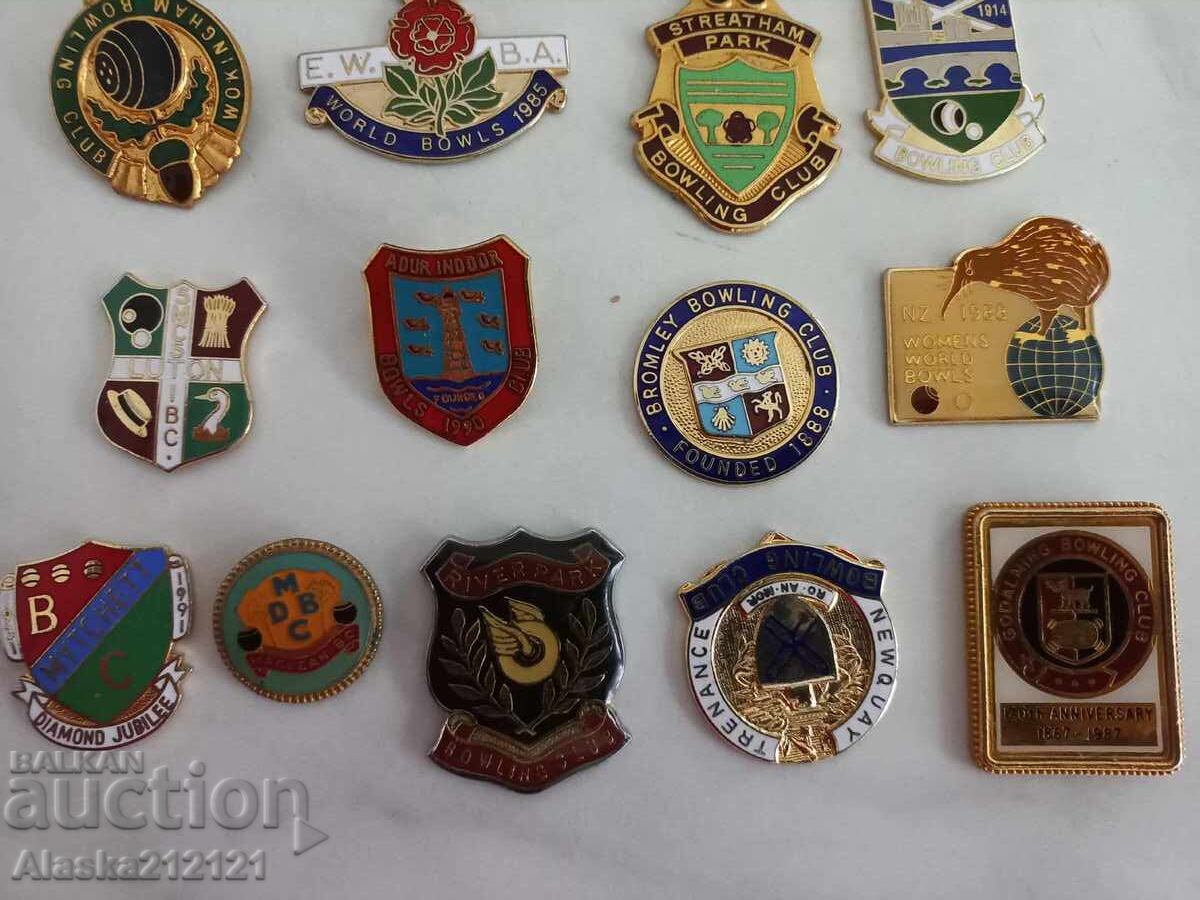 Аукцион Значки - Боулинг Великобритания - емайл - за ремонт Аукцион Значки - Боулинг Великобритания - емайл - за ремонт