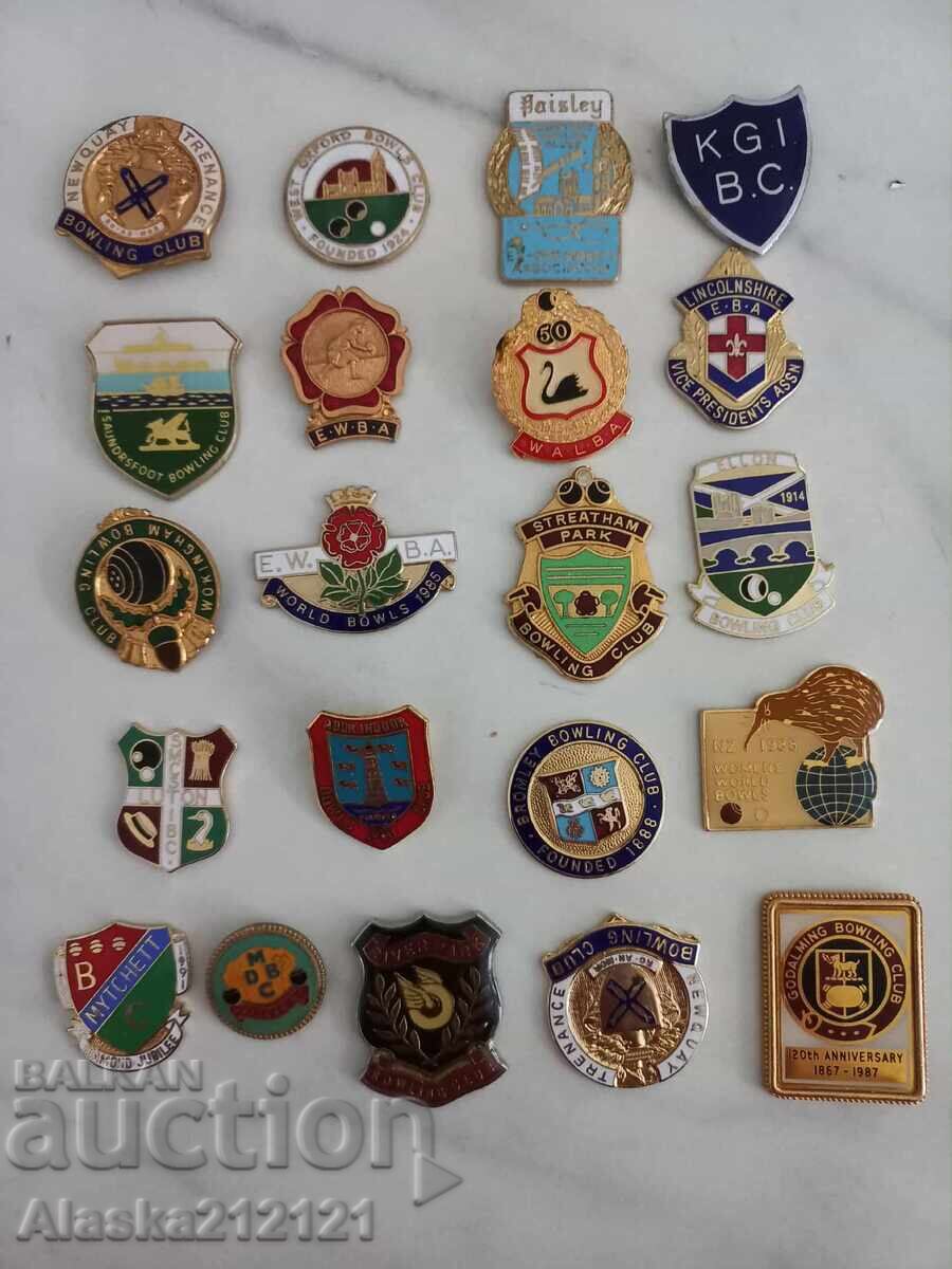 Значки - Боулинг Великобритания - емайл - за ремонт Значки - Боулинг Великобритания - емайл - за ремонт