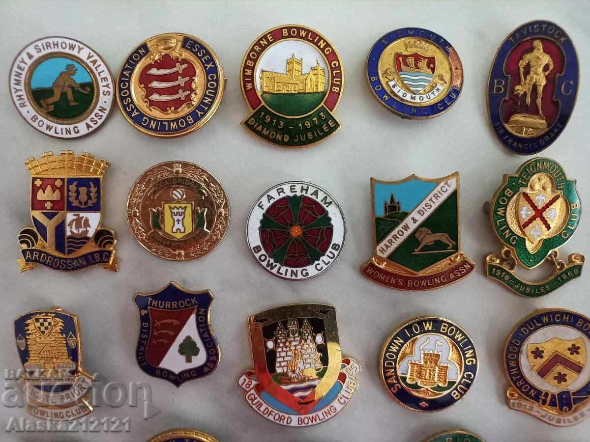 Значки - Боулинг Великобритания - емайл - за ремонт с цена 10.00 лв. | € 5.11 Значки - Боулинг Великобритания - емайл - за ремонт с цена 10.00 лв. | € 5.11