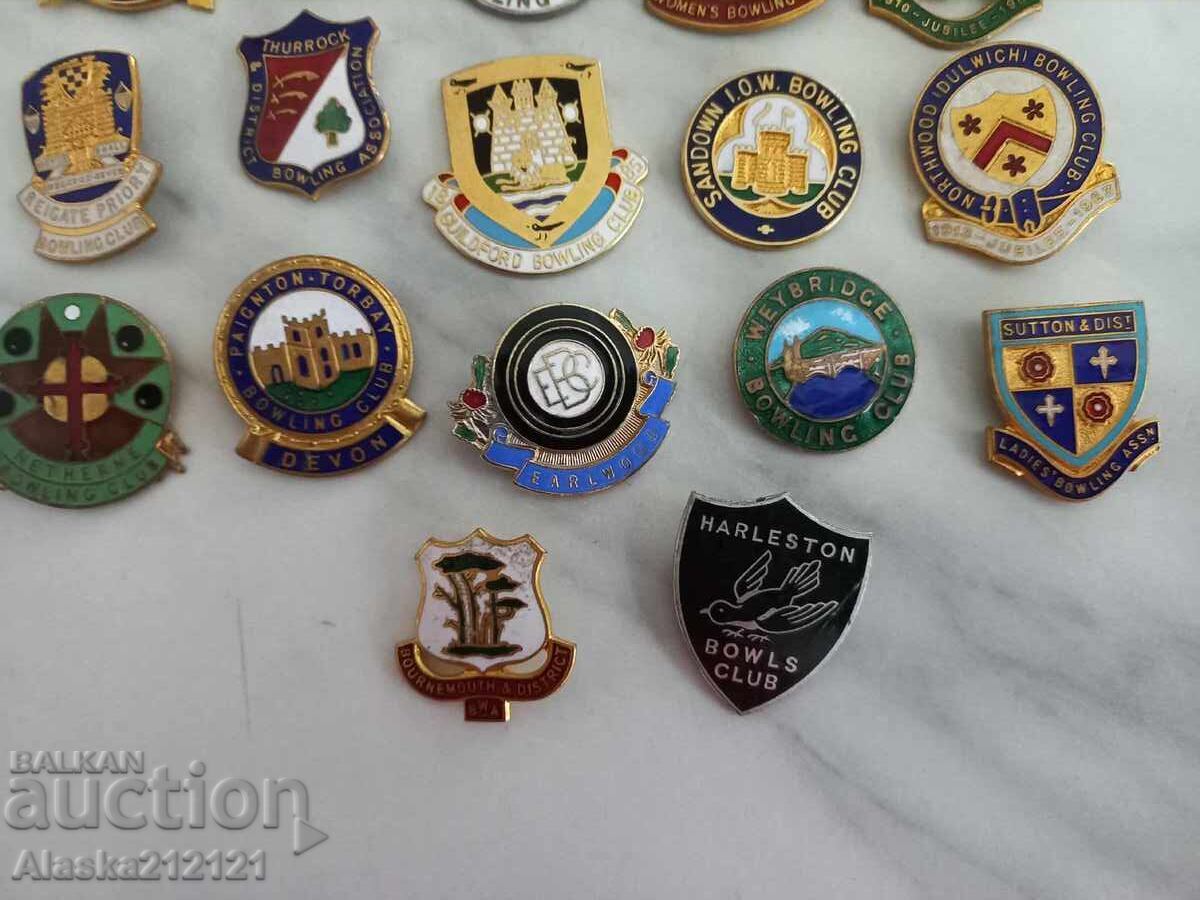 Аукцион Значки - Боулинг Великобритания - емайл - за ремонт Аукцион Значки - Боулинг Великобритания - емайл - за ремонт