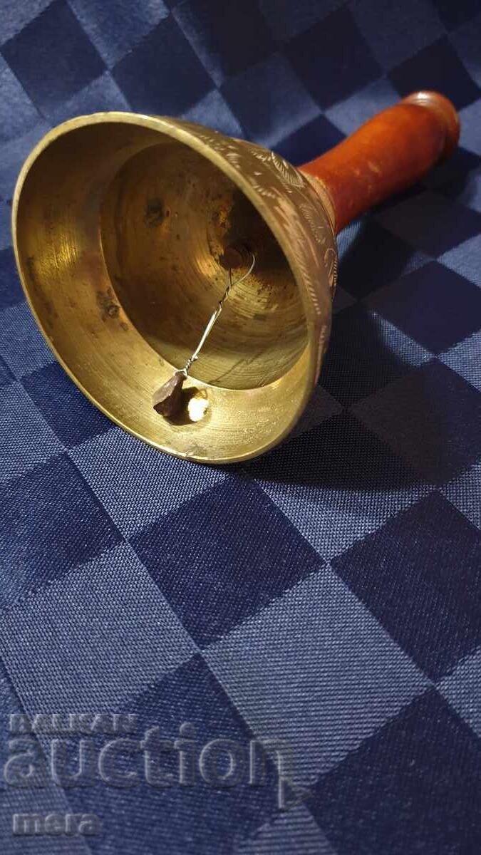 Бронзова камбана ,звънец с ръкохватка - 5