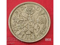 6 pence 1960 - Great Britain