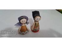 Figurine băiat și fată stil folcloric