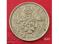 6 Pence 1967 - Great Britain