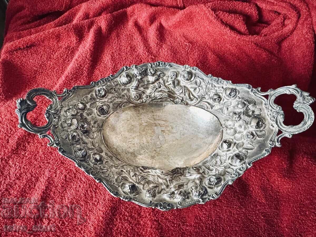 Silver fruit bowl, unique! From 1 st. 570 grams - 6 Silver fruit bowl, unique! From 1 st. 570 grams - 6