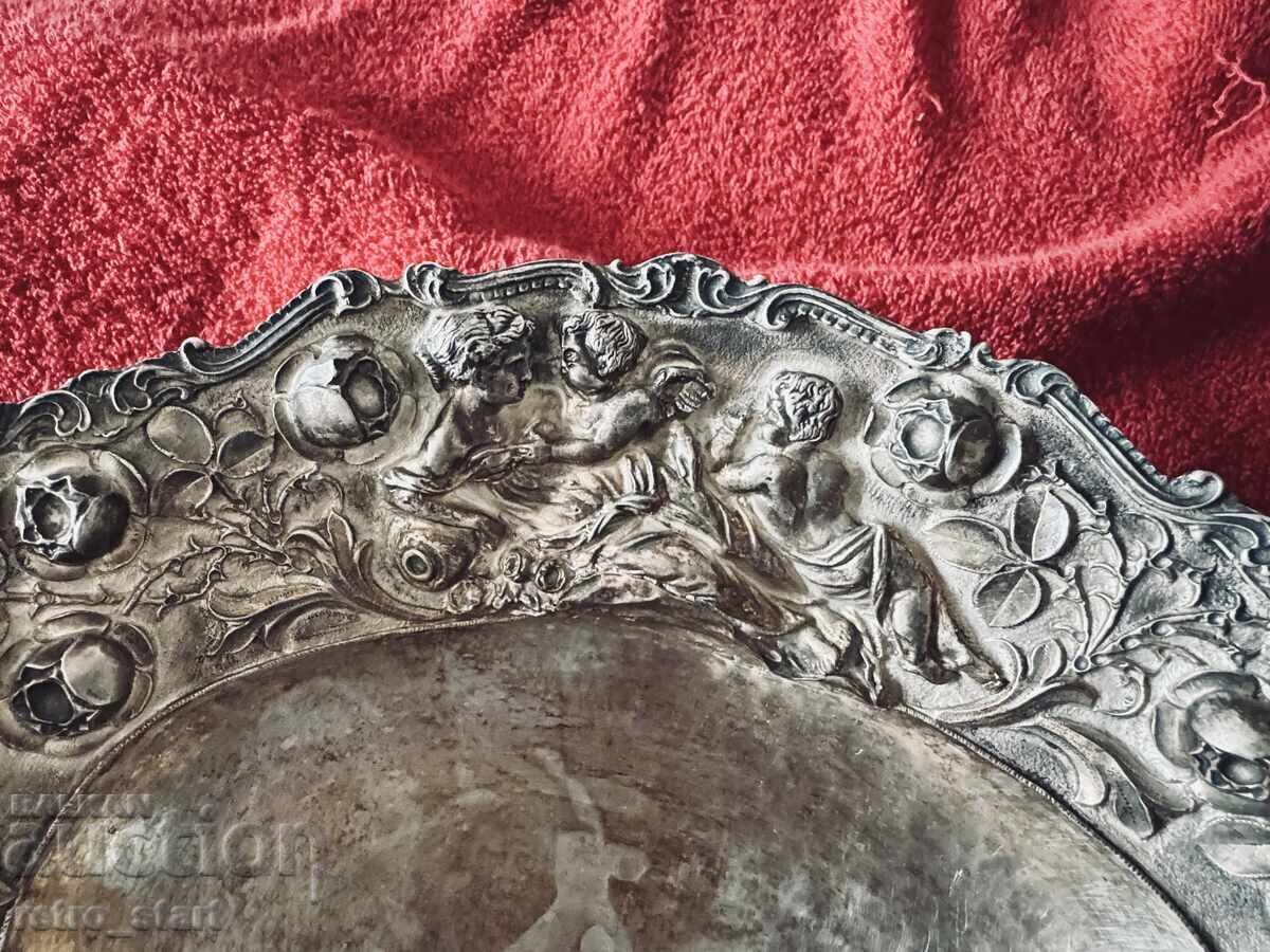 Silver fruit bowl, unique! From 1 st. 570 grams - 9 Silver fruit bowl, unique! From 1 st. 570 grams - 9