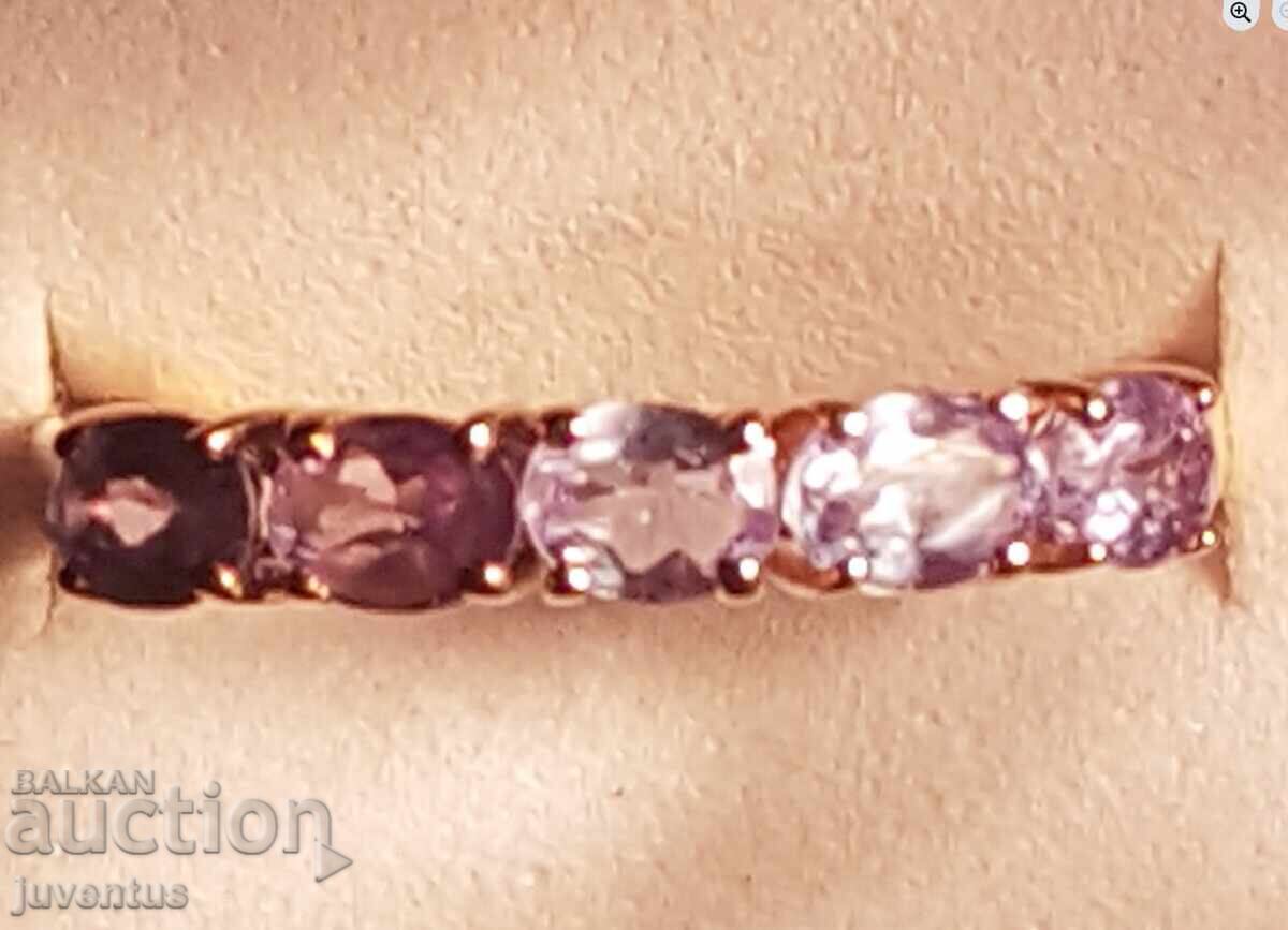 ΧΡΥΣΟ ΔΑΧΤΥΛΙΔΙ ΜΕ ΦΥΣΙΚΑ ΑΛΕΞΑΝΔΡΙΤΗ ΣΕΡΤΙΦΙΚΑΤ - 6 ΧΡΥΣΟ ΔΑΧΤΥΛΙΔΙ ΜΕ ΦΥΣΙΚΑ ΑΛΕΞΑΝΔΡΙΤΗ ΣΕΡΤΙΦΙΚΑΤ - 6