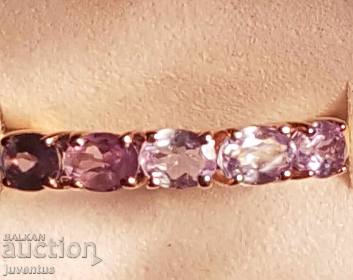 ΧΡΥΣΟ ΔΑΧΤΥΛΙΔΙ ΜΕ ΦΥΣΙΚΑ ΑΛΕΞΑΝΔΡΙΤΗ ΣΕΡΤΙΦΙΚΑΤ - 7 ΧΡΥΣΟ ΔΑΧΤΥΛΙΔΙ ΜΕ ΦΥΣΙΚΑ ΑΛΕΞΑΝΔΡΙΤΗ ΣΕΡΤΙΦΙΚΑΤ - 7