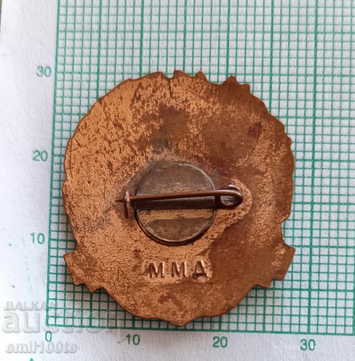 Delivery of Badge - Young Naturalist USSR