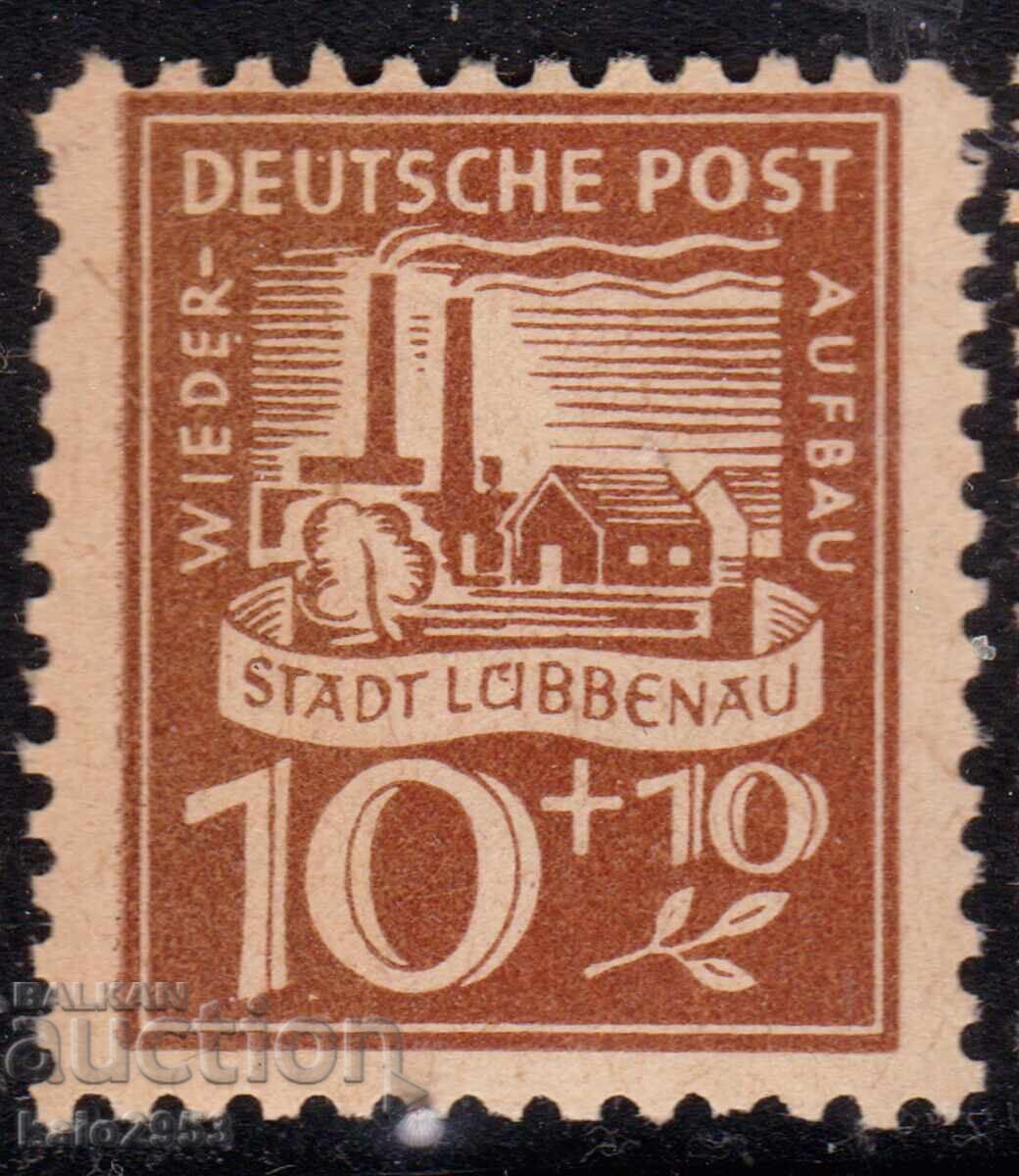 Γερμανία - 1946 - Τοπικές εκδόσεις μετά τον 2ο παγκόσμιο πόλεμο - Lubbenau, MLH Γερμανία - 1946 - Τοπικές εκδόσεις μετά τον 2ο παγκόσμιο πόλεμο - Lubbenau, MLH