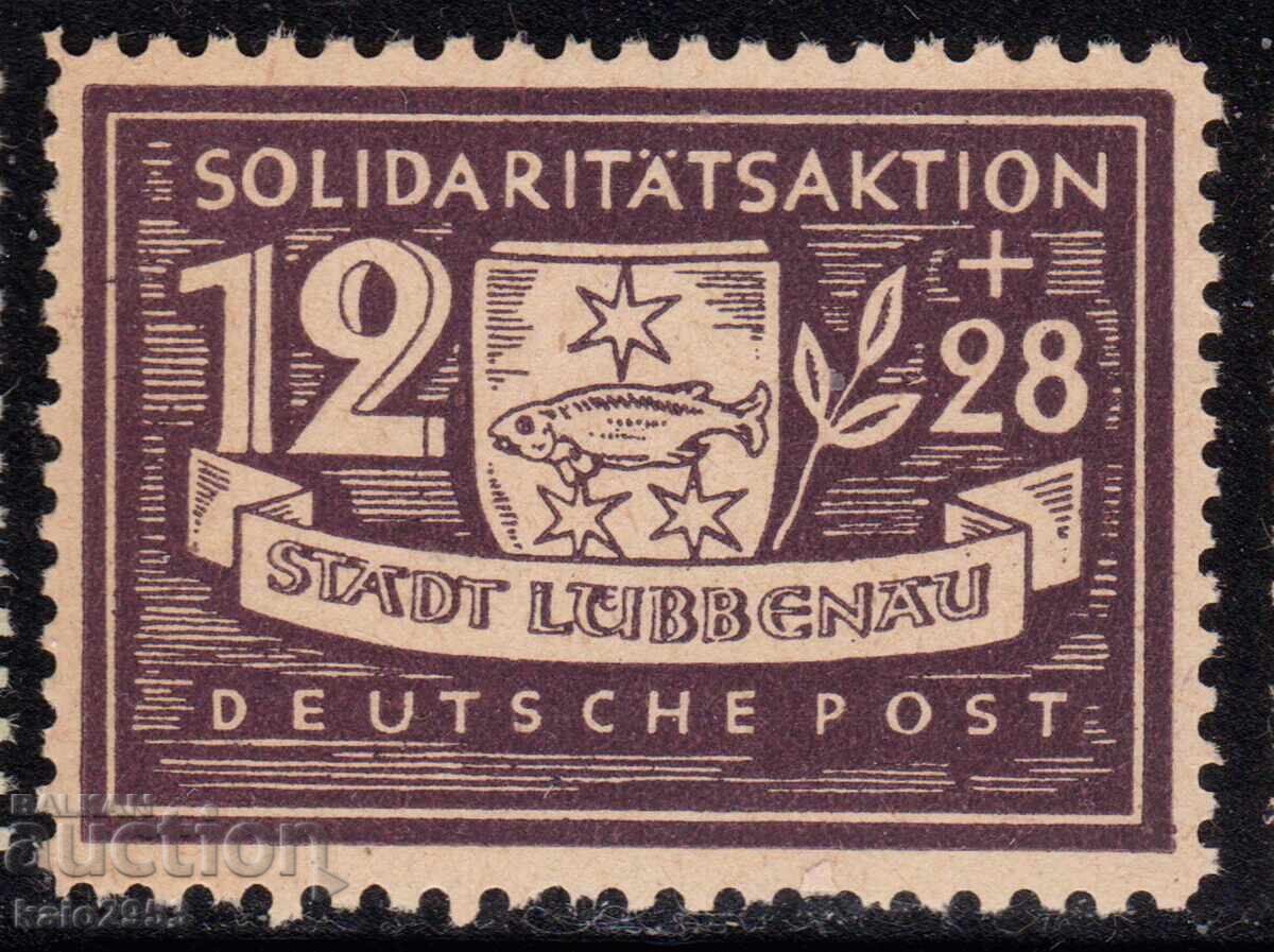 Germany - 1946 - Local Issue after World War II - Lübbenau, MLH Germany - 1946 - Local Issue after World War II - Lübbenau, MLH