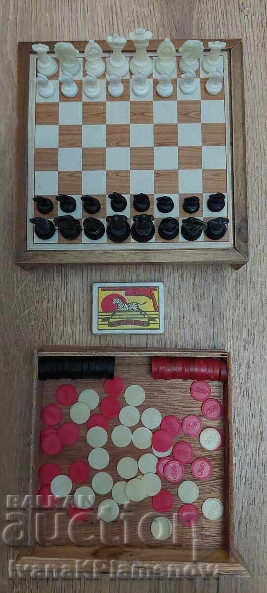 Chess set magnetic for connoisseurs 16cm - 7