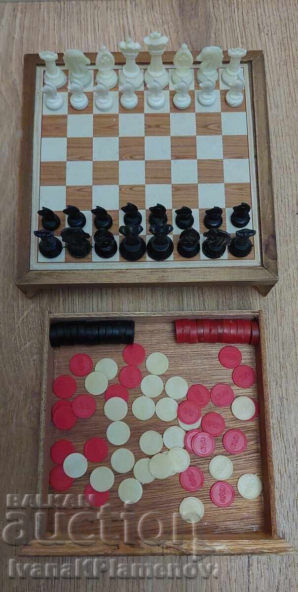 Chess set magnetic for connoisseurs 16cm