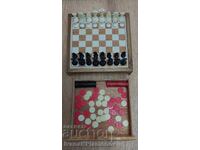 Chess set magnetic for connoisseurs 16cm