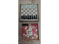 Chess set magnetic for connoisseurs 16cm