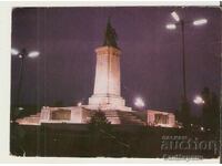 Card Bulgaria Sofia Monument to the Soviet Army 1*