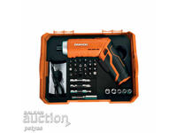 Șurubelniță cu acumulator DAEWOO DAS40 - Li-ion 3.7V - 33 buc. acc