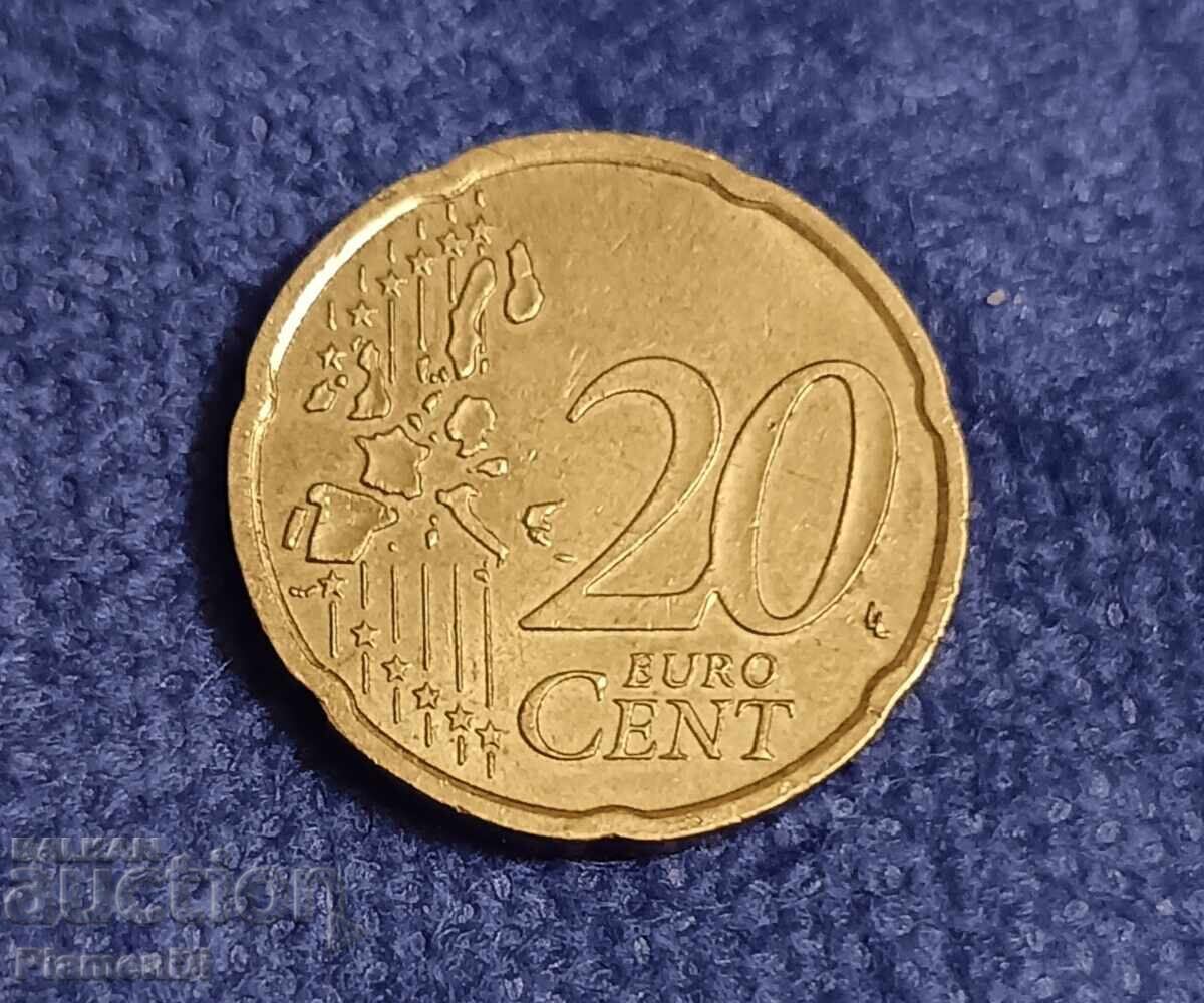Νόμισμα των 20 λεπτών ευρώ του 2003
