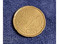 Coin from 20 euro cents 2003