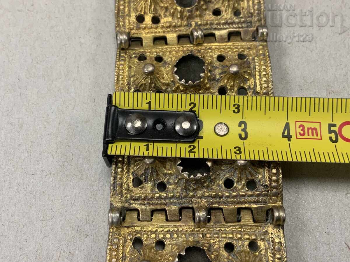 Auction Revival silver coined mercury gilt bracelet Auction Revival silver coined mercury gilt bracelet