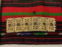 Revival silver coined mercury gilt bracelet