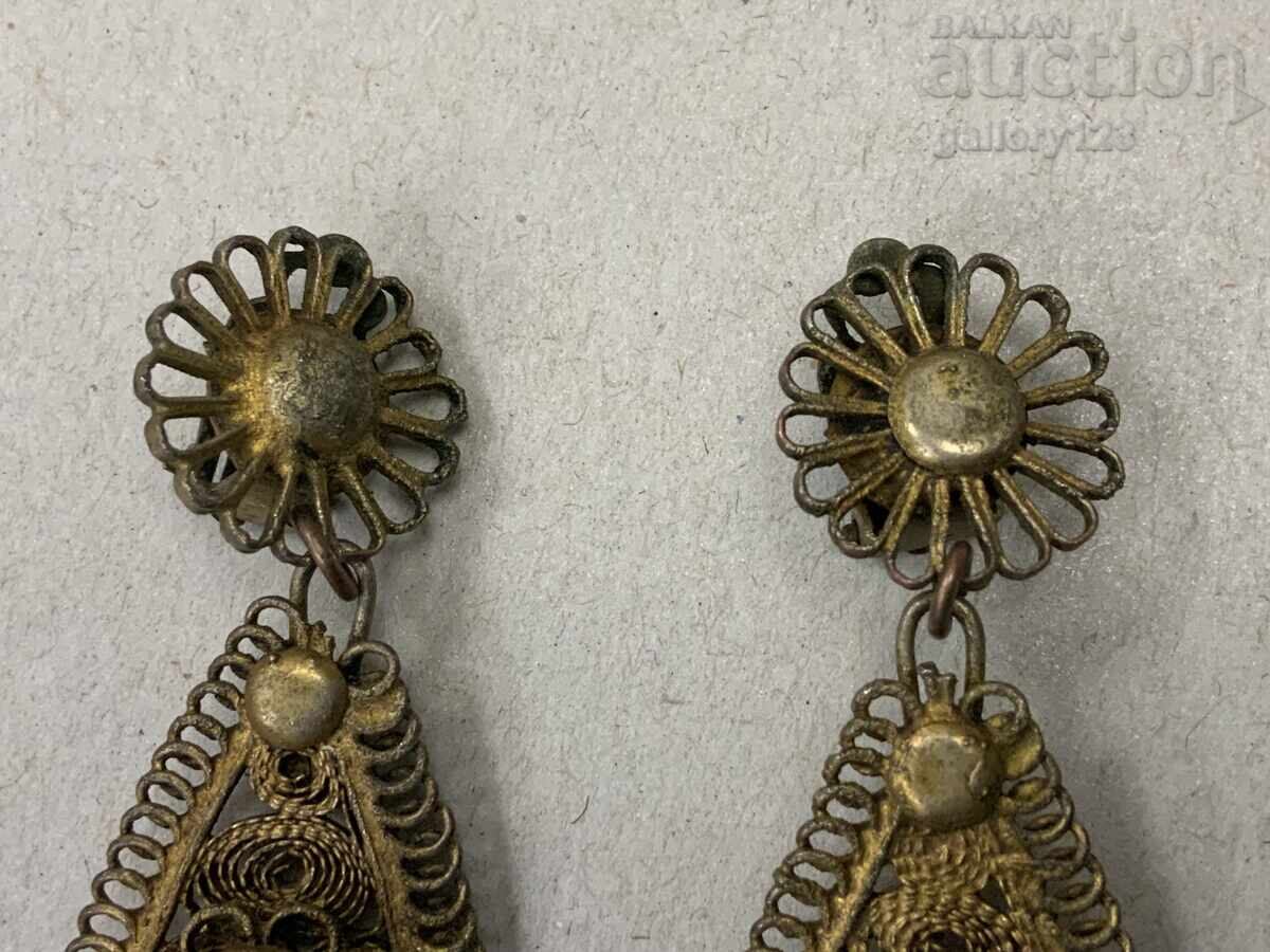 Delivery of Renaissance filigree gold-plated earrings Delivery of Renaissance filigree gold-plated earrings