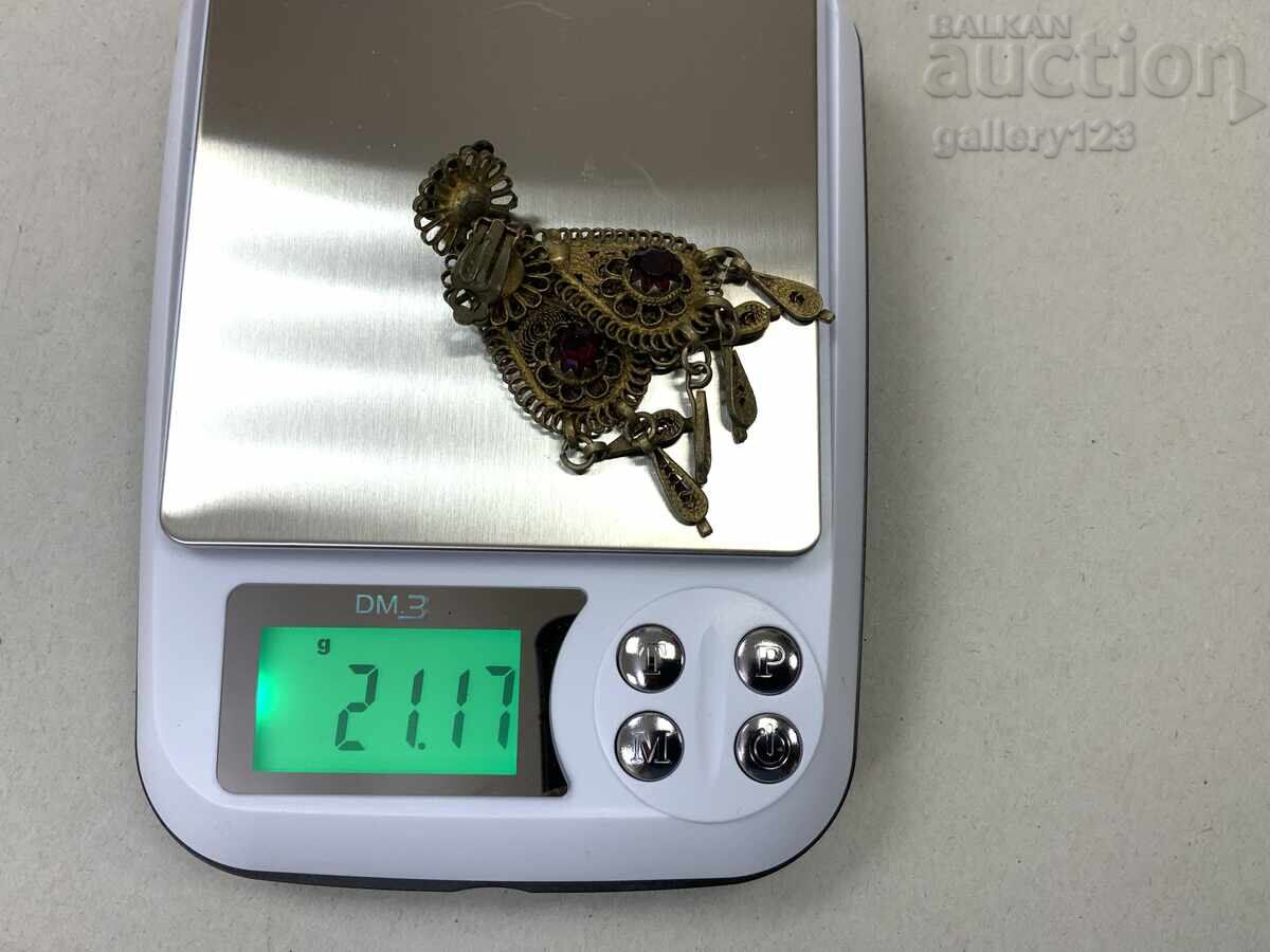 Renaissance filigree gold-plated earrings - 6 Renaissance filigree gold-plated earrings - 6