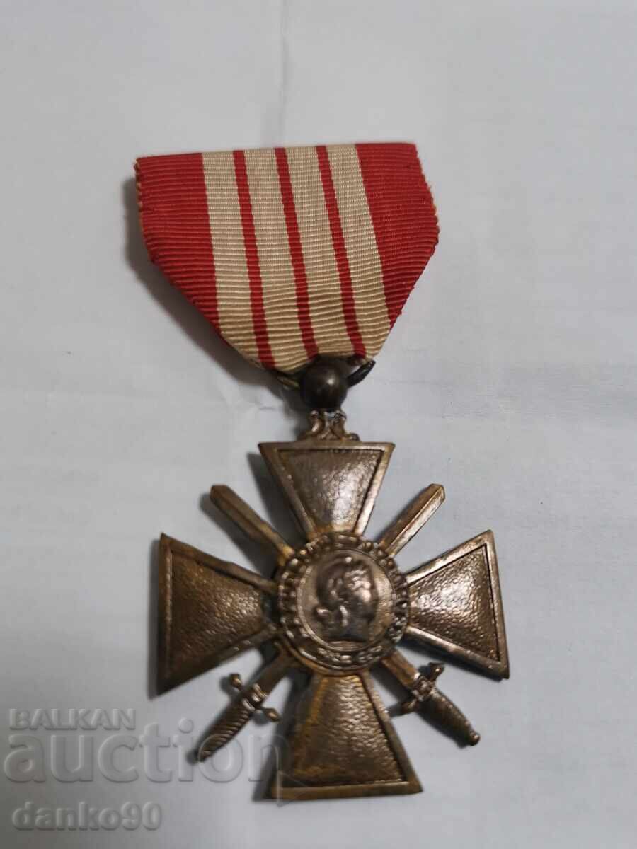 Γαλλία - Σταυρός Πολέμου 1939-1945 με τιμή 60.00 BGN | € 30.68