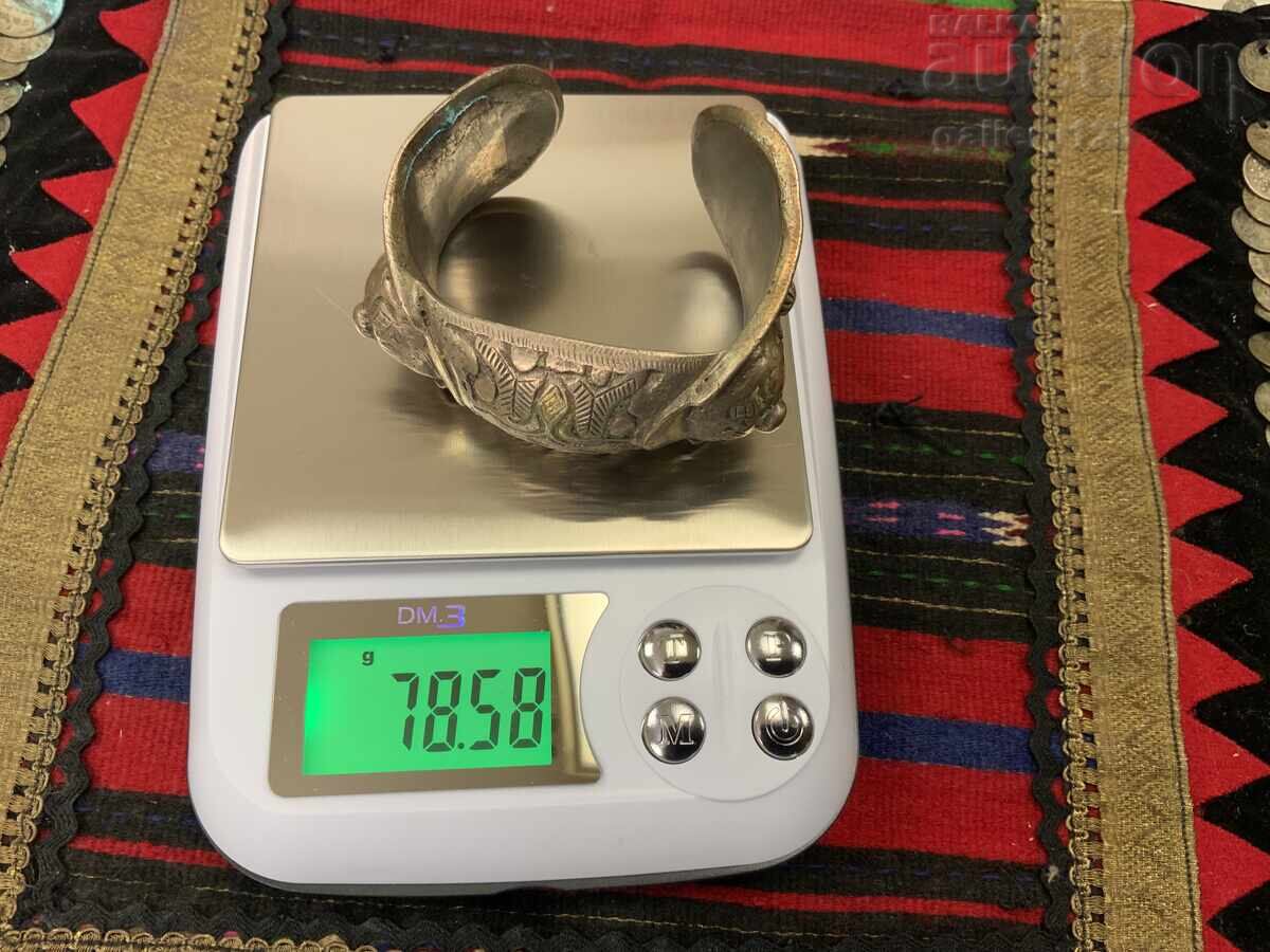 Revival bracelet silver cut engraved enamel - 6 Revival bracelet silver cut engraved enamel - 6