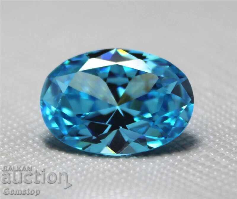 ΒΖΤ! 3.95 ct διασπορά ζαφείρι οβάλ από 1st! ΒΖΤ! 3.95 ct διασπορά ζαφείρι οβάλ από 1st!