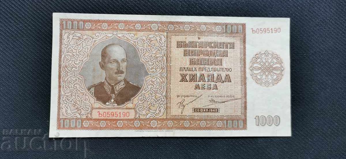 1000 лева - 1942