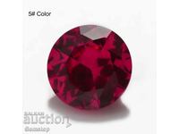 ΒΖΤ! 4.65 καράτια διάχυτο ρουμπίνι στρογγυλό από 1στ!