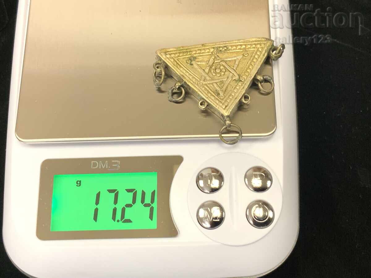 Muska amulet silver cut forged Revival - 5 Muska amulet silver cut forged Revival - 5