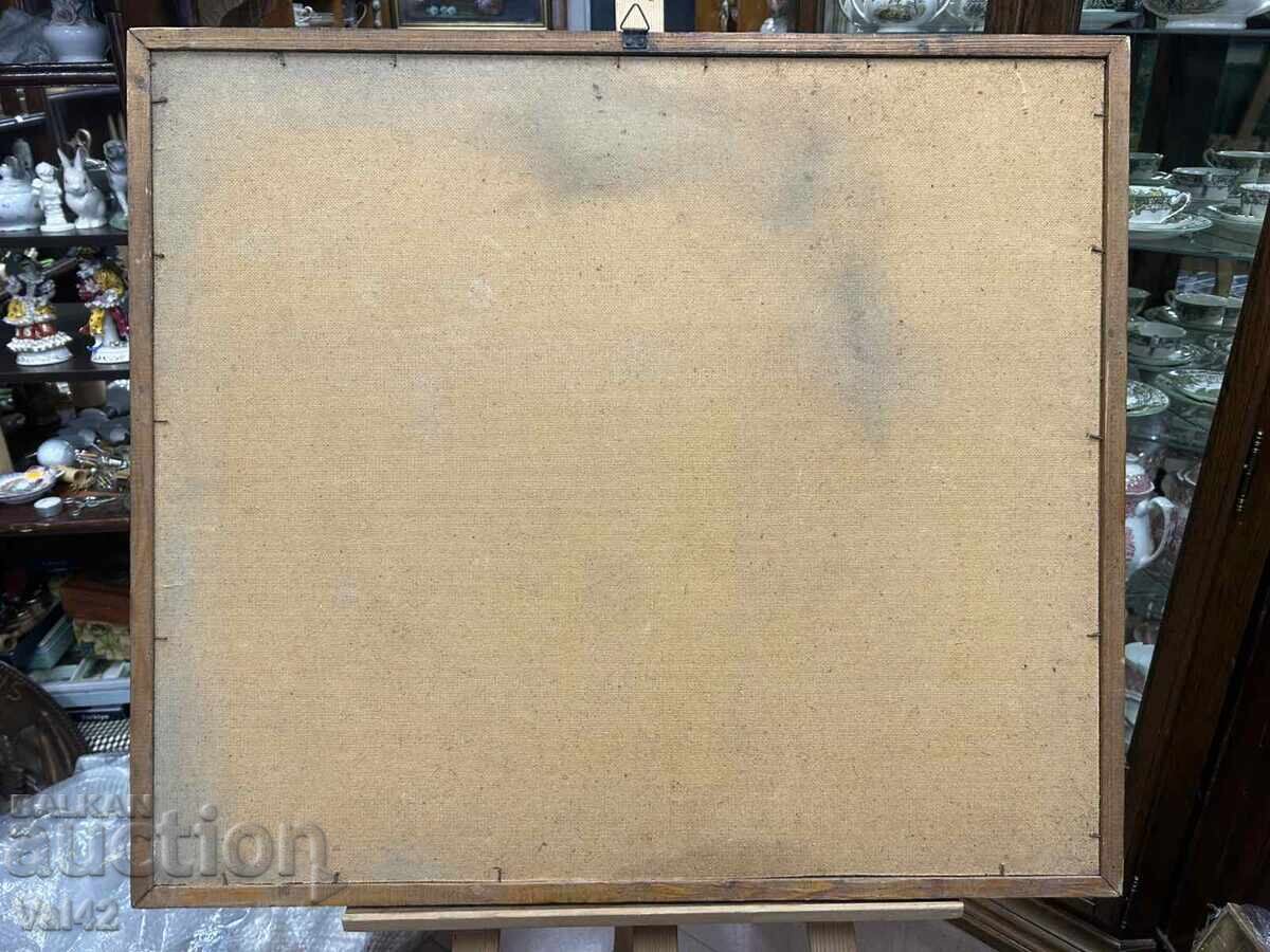 "Memory of the village Chernevtsi" - Nikolai Genov, oil on fiberboard - 6