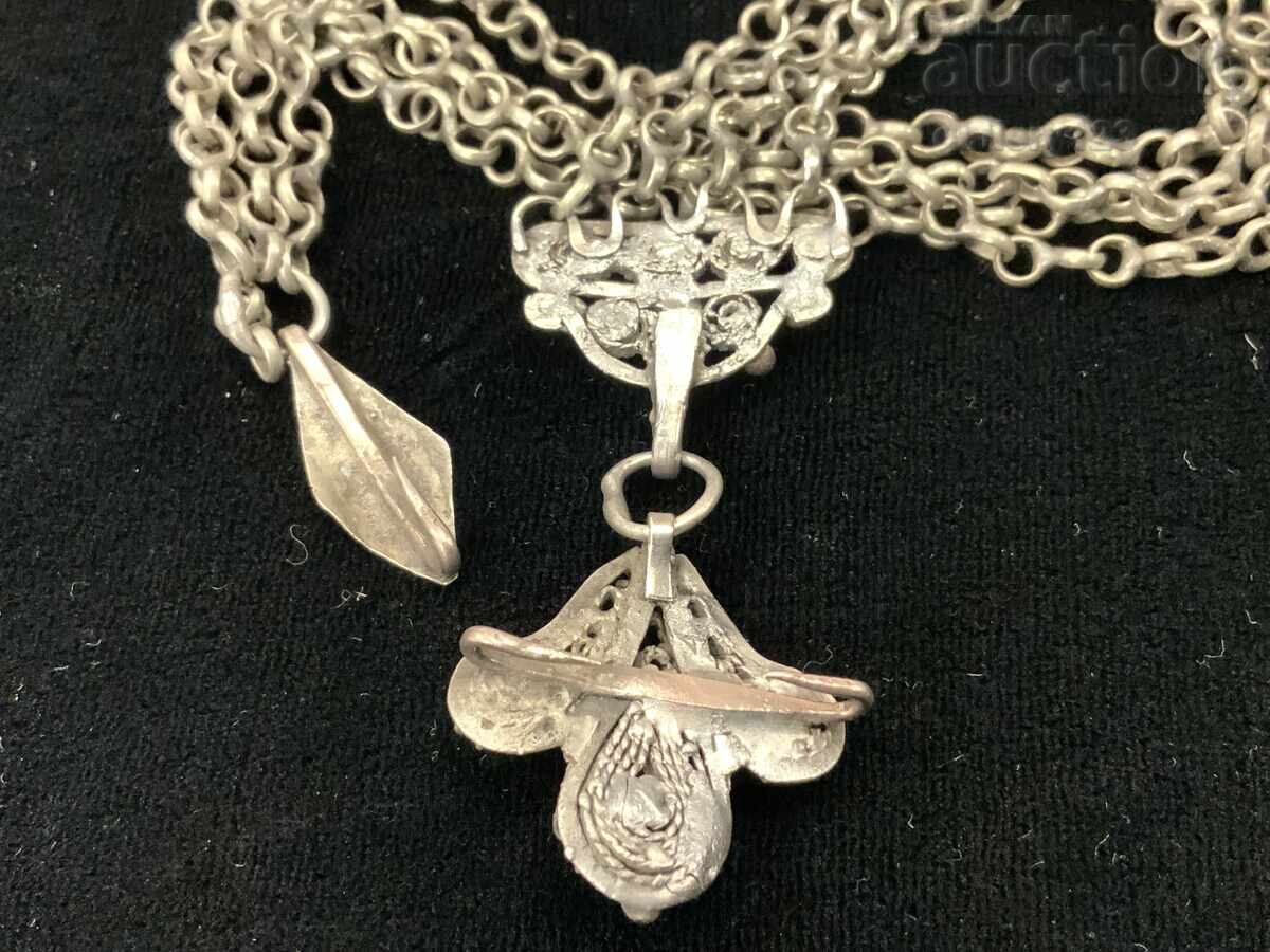 Revival-era jewelry silver filigree clasp button Razlog - 6 Revival-era jewelry silver filigree clasp button Razlog - 6