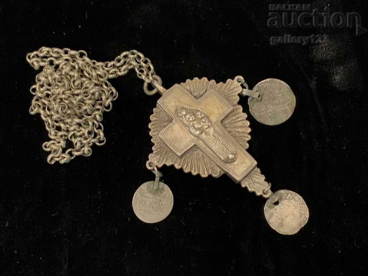 Renaissance double-sided cross Virgin Mary Christ silver cut with price 215.00 BGN | € 109.93 Renaissance double-sided cross Virgin Mary Christ silver cut with price 215.00 BGN | € 109.93