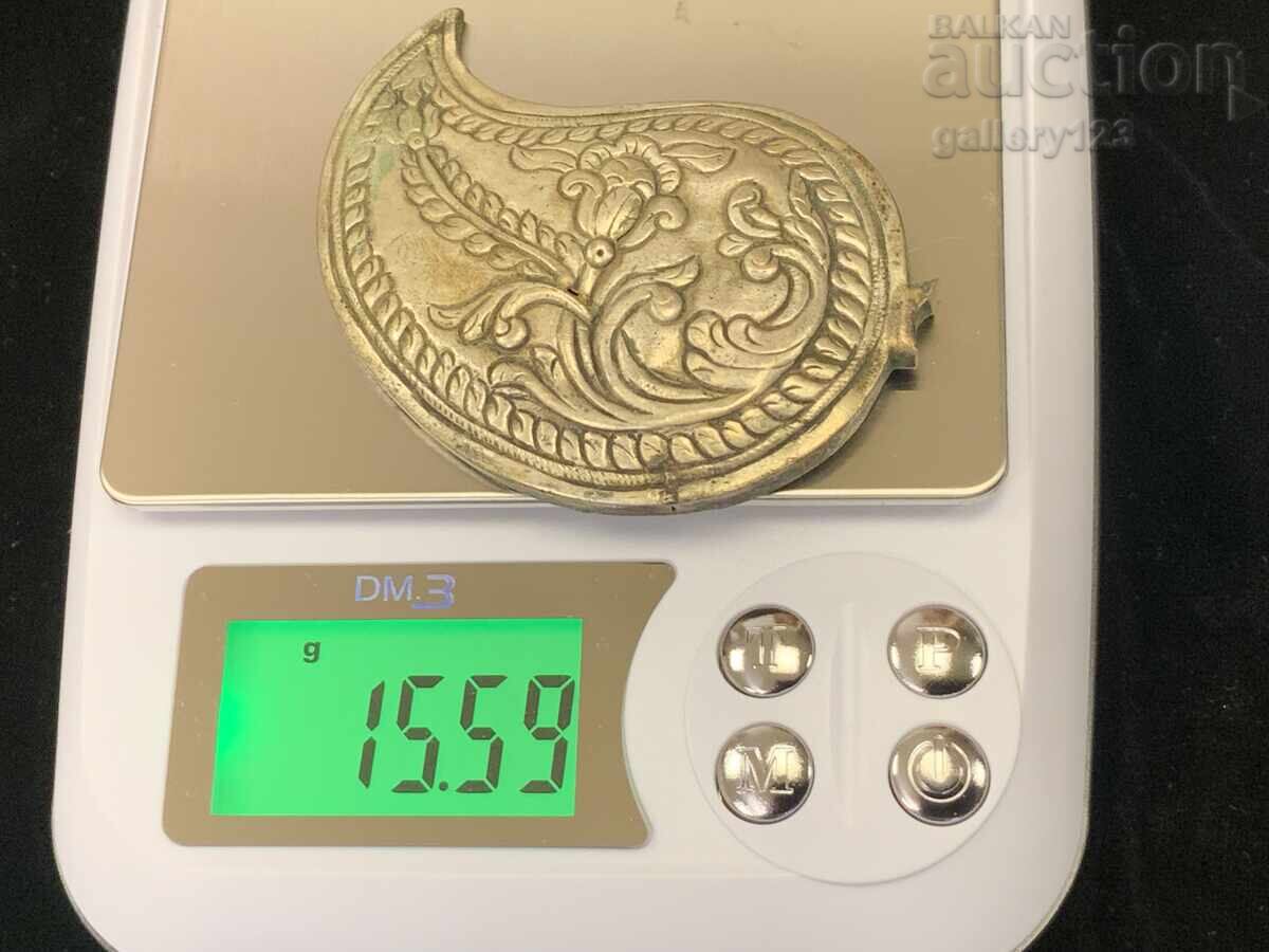 Delivery of Single silver pafta (buckle), cut, forged Delivery of Single silver pafta (buckle), cut, forged