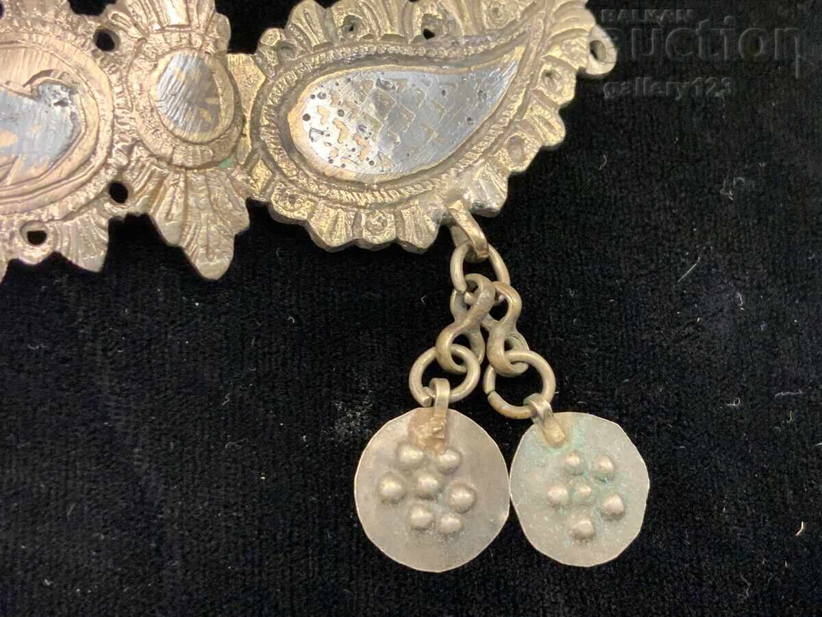 Auction Revival-era jewelry, silver, nielloed Auction Revival-era jewelry, silver, nielloed