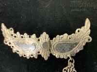 Revival-era jewelry, silver, nielloed