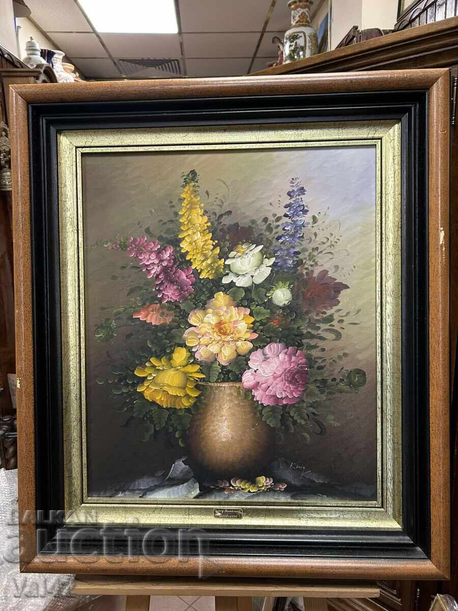 King - Bouquet of flowers, oil on canvas, 73x83 cm King - Bouquet of flowers, oil on canvas, 73x83 cm