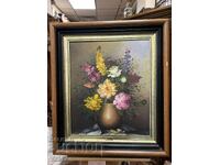 King - Bouquet of flowers, oil on canvas, 73x83 cm