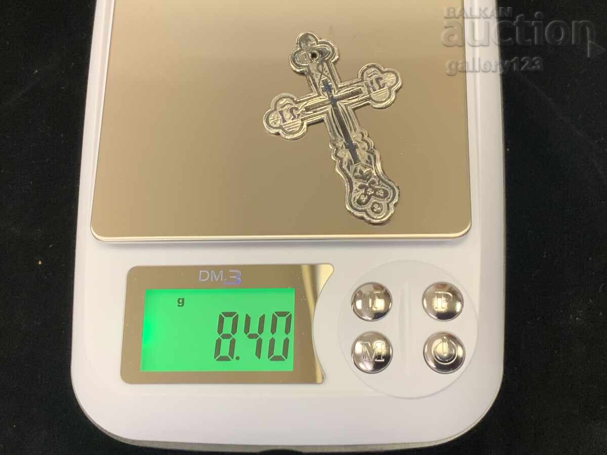 Russian Silver Cross, Silver, 84 Assay, Enamel - 5 Russian Silver Cross, Silver, 84 Assay, Enamel - 5