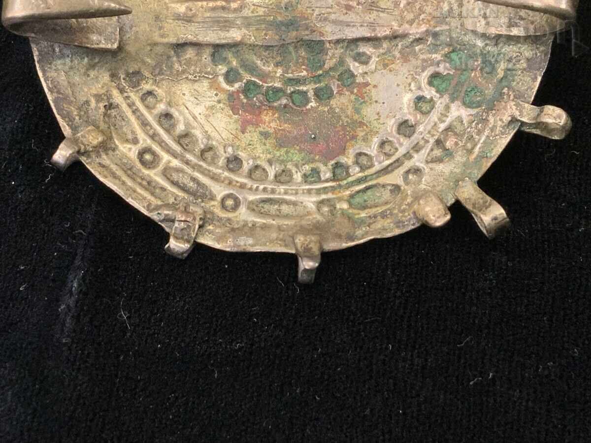 Delivery of Revival jewelry silver cut forged glass red Delivery of Revival jewelry silver cut forged glass red